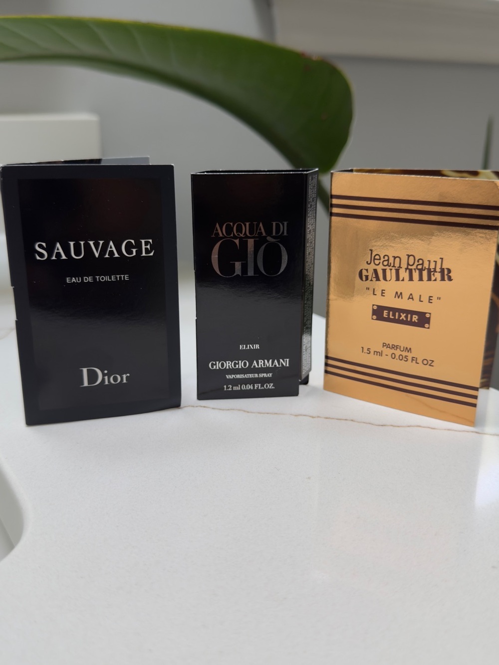 Fragrance Tester Assortment for Men - Dior, Armani, Jean Paul Gaultier